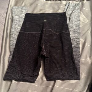 Lululemon Black and Gray Leggings